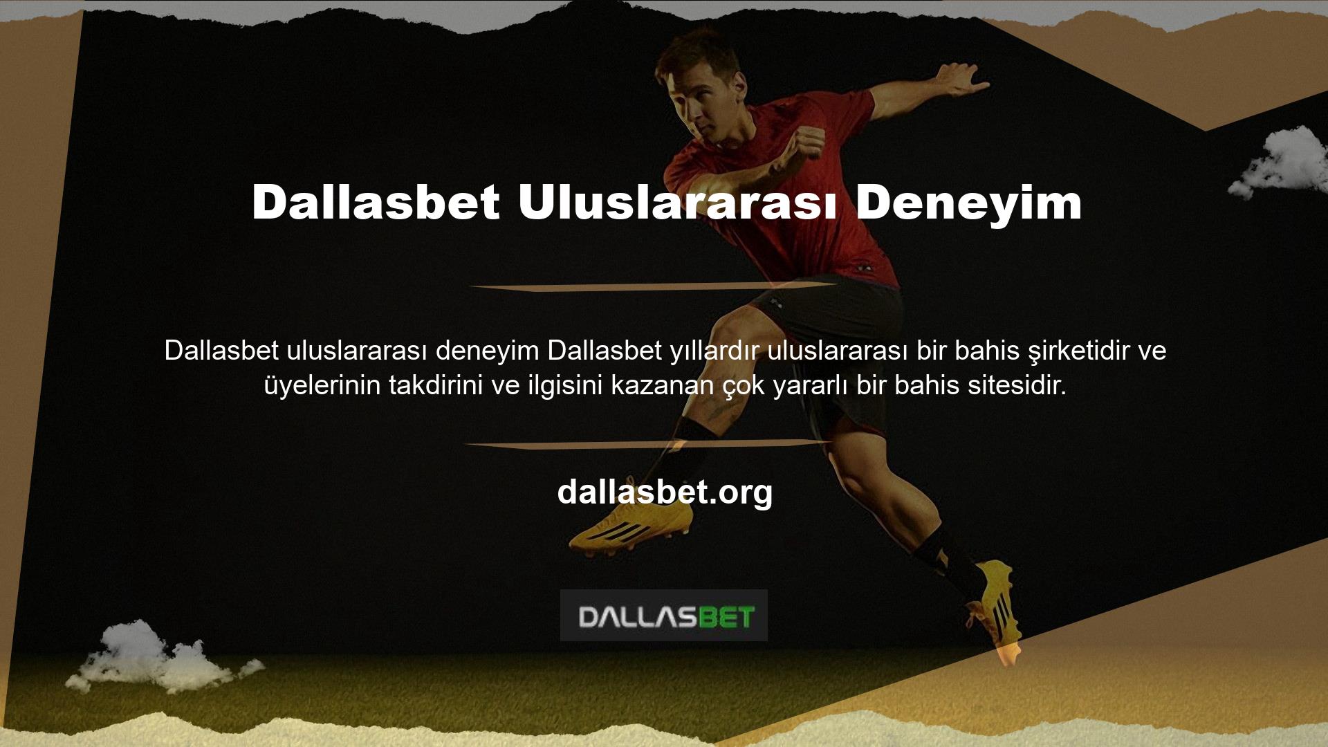 Dallasbet canlı bahis oranları ve geniş canlı bahis kategorileri olan bahis meraklıları arasında da popülerdir